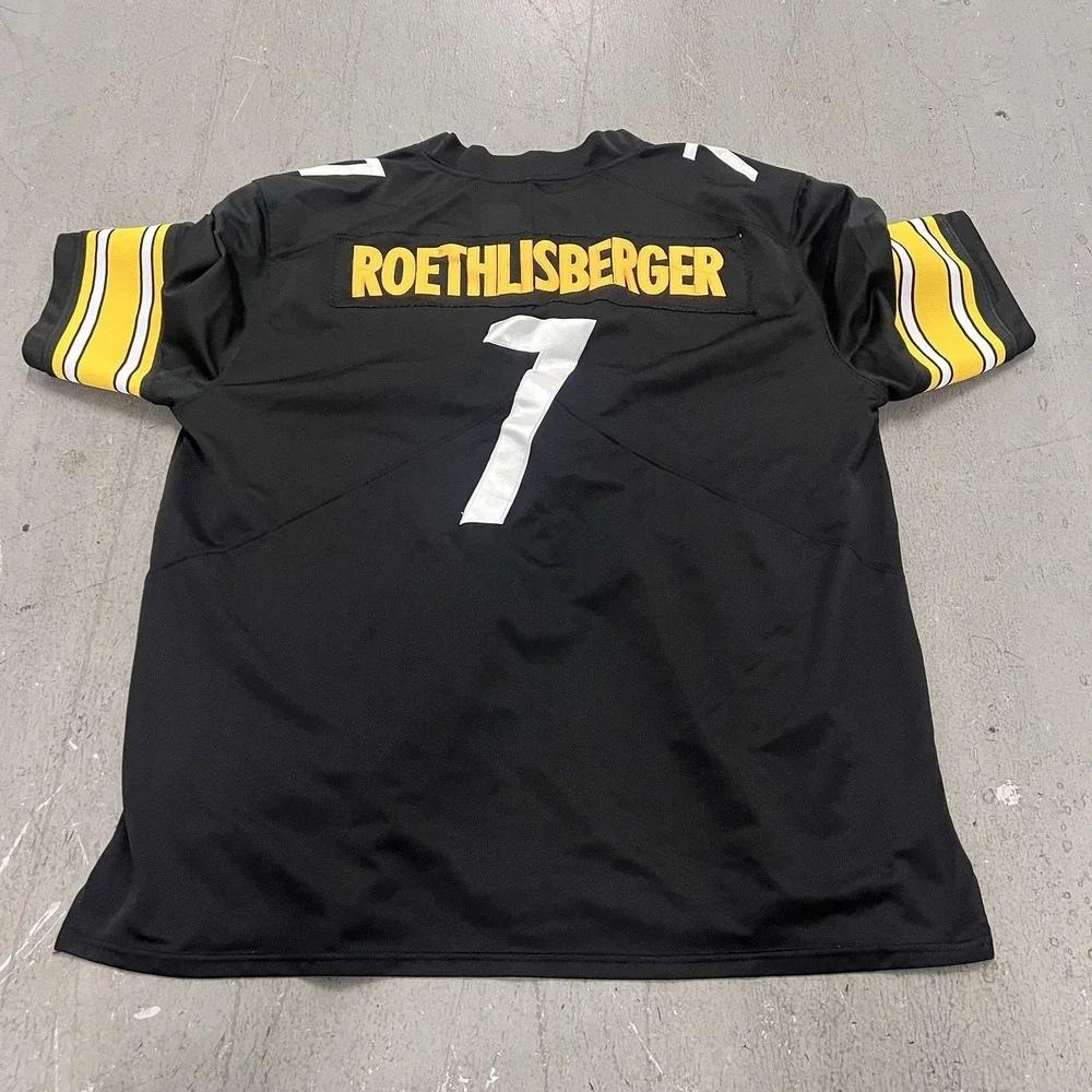 Nike Pittsburgh Steelers On Field Jersey Big Ben Roethlisberger #7 Mens Size XXL